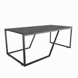 Hanah Home Wendy - Mesa de centro negra